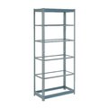 Global Industrial Heavy Duty Shelving 48W x 24D x 60H With 6 Shelves, No Deck, Gray B2297727